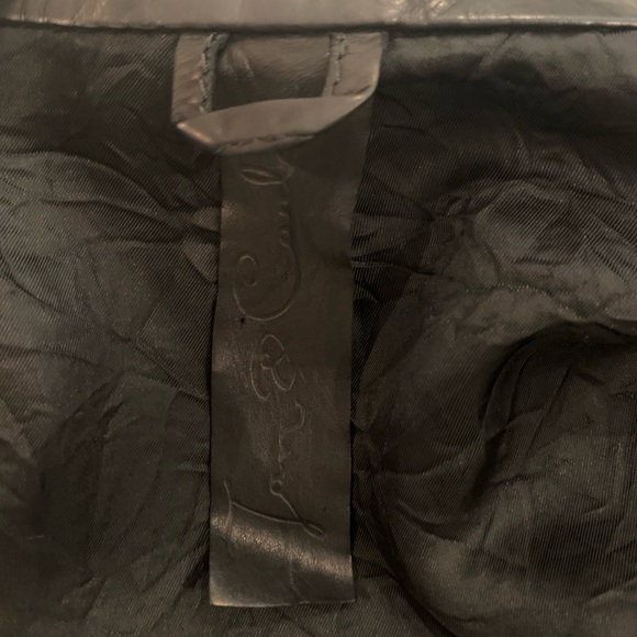 Jan & Carlos Soft Leather Jacket Black Size:54 - Picture 4 of 9